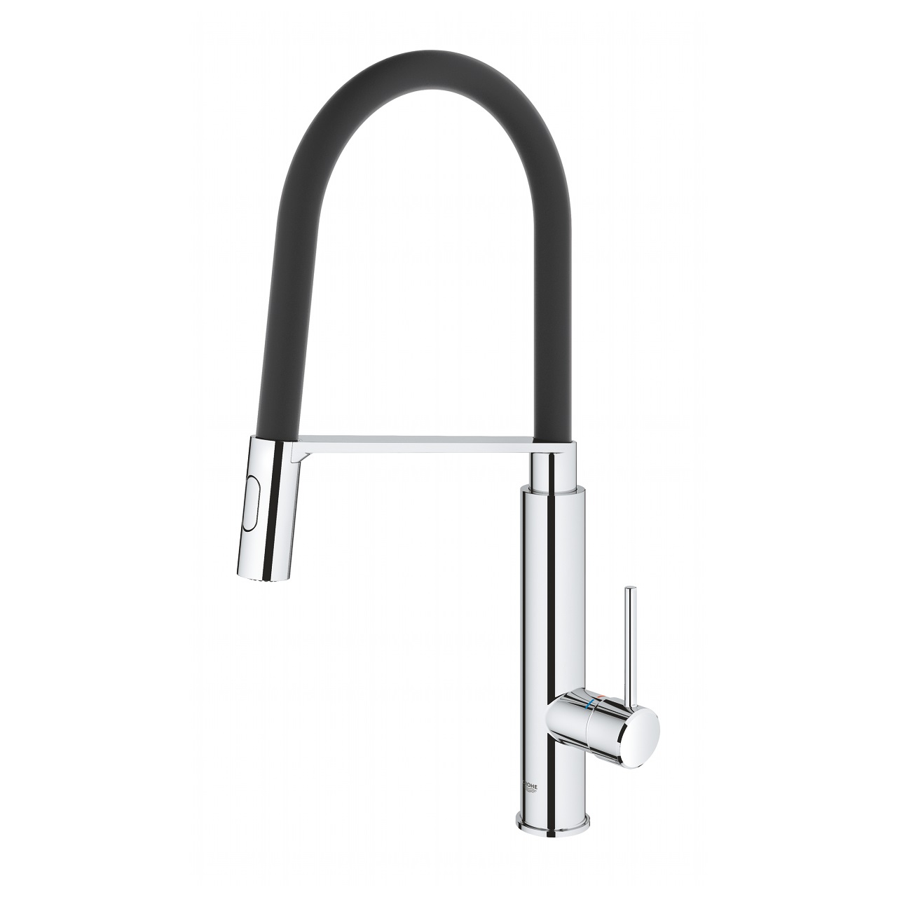 Grohe Concetto Miscelatore Monocomando per Lavello Cromo con Doccetta Professionale a 2 Getti - Cod. 31491000