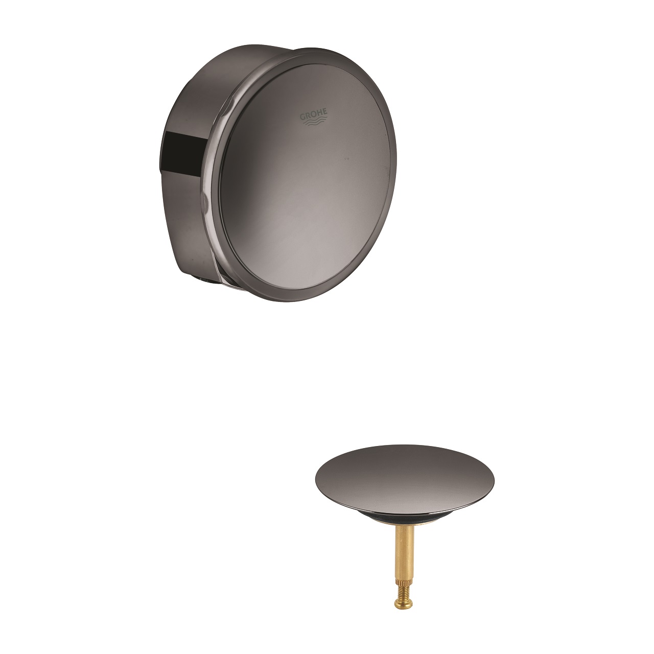 Grohe Talentofill Sifone per Vasca da Bagno con Funzione di Riempimento - Colore Grafite Dura