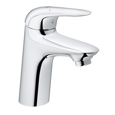 GROHE Eurostyle Miscelatore Monocomando per Lavabo Taglia S Cromo - Modello 23715003 con Cartuccia Ceramica 35 mm e Funzionalità EcoJoy