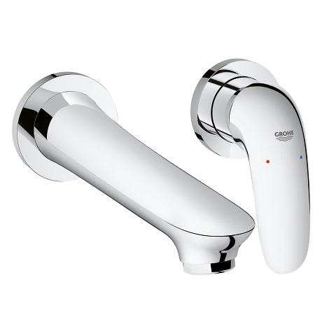 GROHE Eurostyle 29097003 Miscelatore Lavabo a Parete Cromo con Aeratore GROHE AquaGuide®