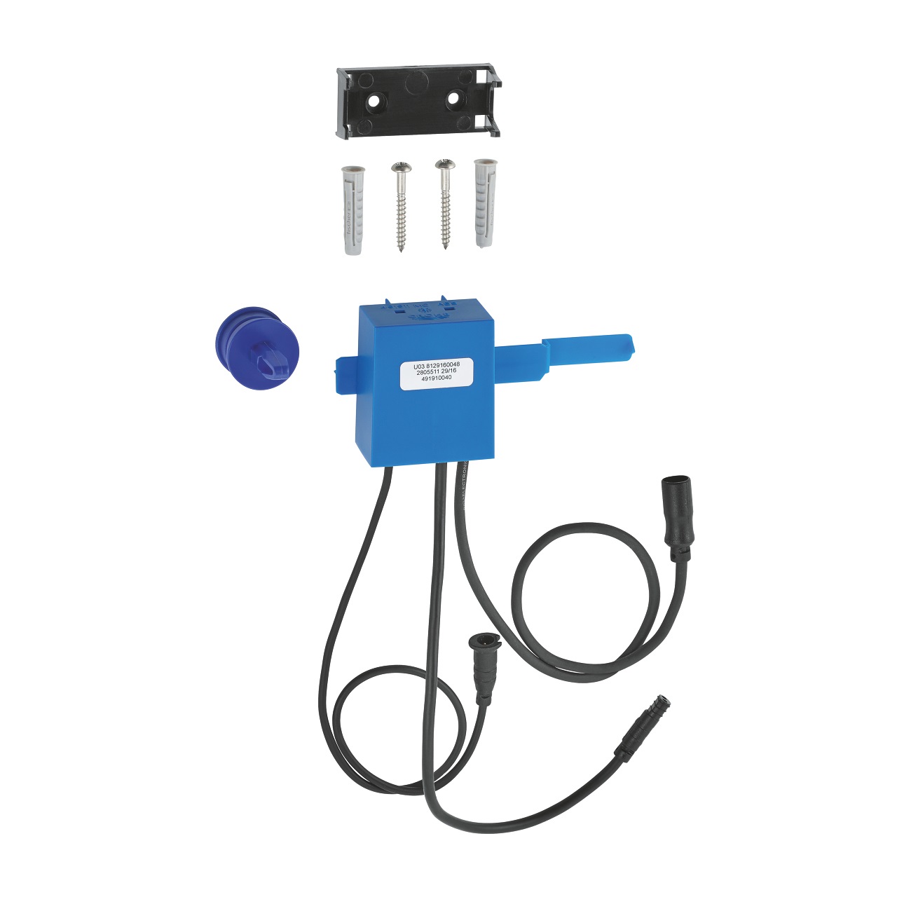 Grohe 42478000 Elettronica per Sensore di Temperatura per Orinatoio con Magnete e Fissaggio, Alimentazione a Batteria o Trasformatore