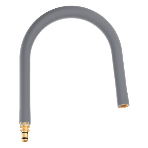 GROHE Flessibile Elastico GROHflexx per Cucina con Doccetta Professionale Integrata, Grigio Scuro Opaco, Braccio a Molla Orientabile a 360°