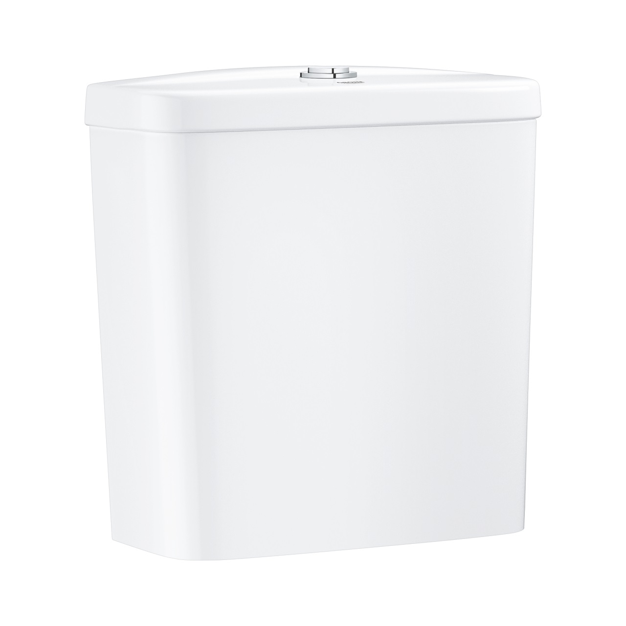 Grohe Bau Ceramic Cassetta di Scarico WC - 35 x 38 cm, Ceramica Bianco Lucido, Doppio Risciacquo, Collegamento Idrico Inferiore