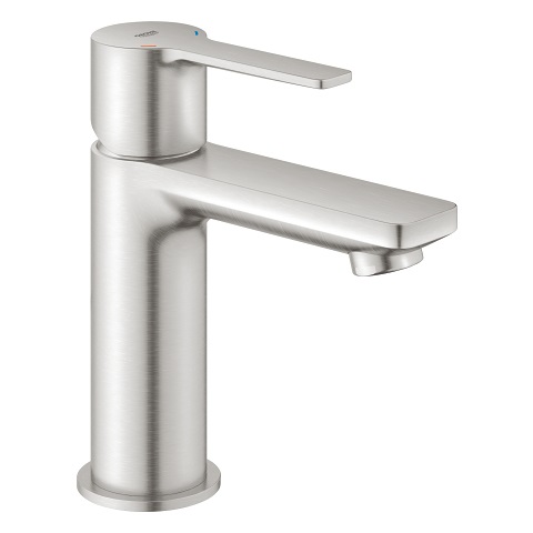 Grohe 23791DC1 Miscelatore Monocomando per Lavabo XS in Supersteel con Piletta Scarico Clic Clac