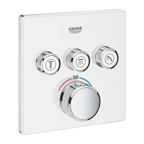 Grohe Grohtherm SmartControl Miscelatore Termostatico a 3 Vie Bianco/Cromo - 29157LS0