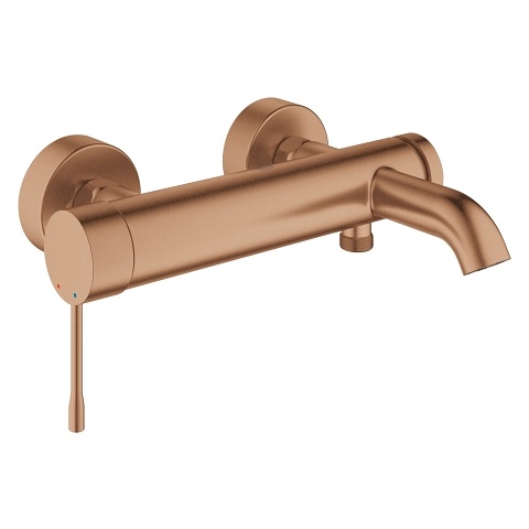 Grohe 33624DL1 Miscelatore Monocomando a Parete per Vasca/Doccia - Oro Rosa Spazzolato / Brushed Warm Sunset