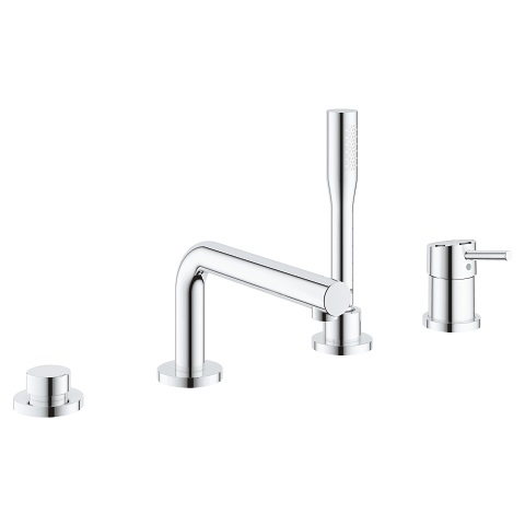 Grohe Concetto 19576002 Miscelatore Monocomando Bordo Vasca a 4 Fori, Cromo