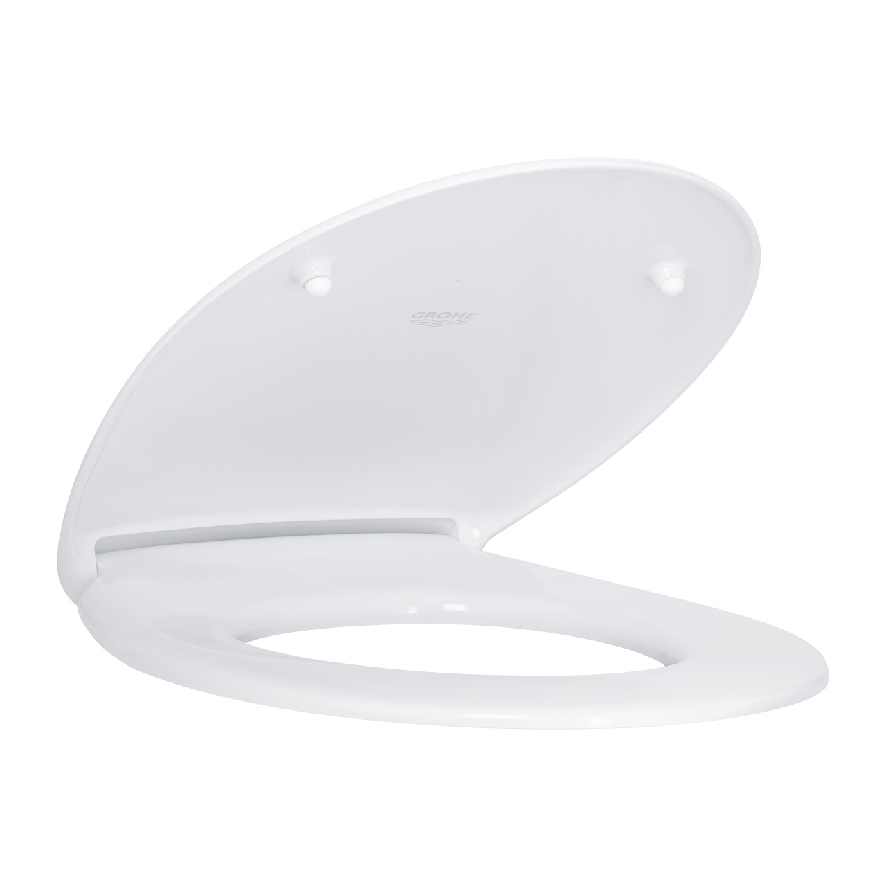 Grohe Bau Ceramic Sedile WC Bianco con Chiusura Ammortizzata e Funzione di Sgancio Rapido, 36 x 46 cm