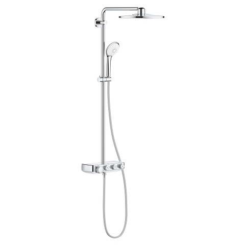 GROHE Euphoria SmartControl System 310 Duo - Sistema Doccia con Miscelatore Termostatico Cromo, 26507000, Soffione SmartActive 310 a 2 Getti, Braccio Doccia Orientabile 450 mm