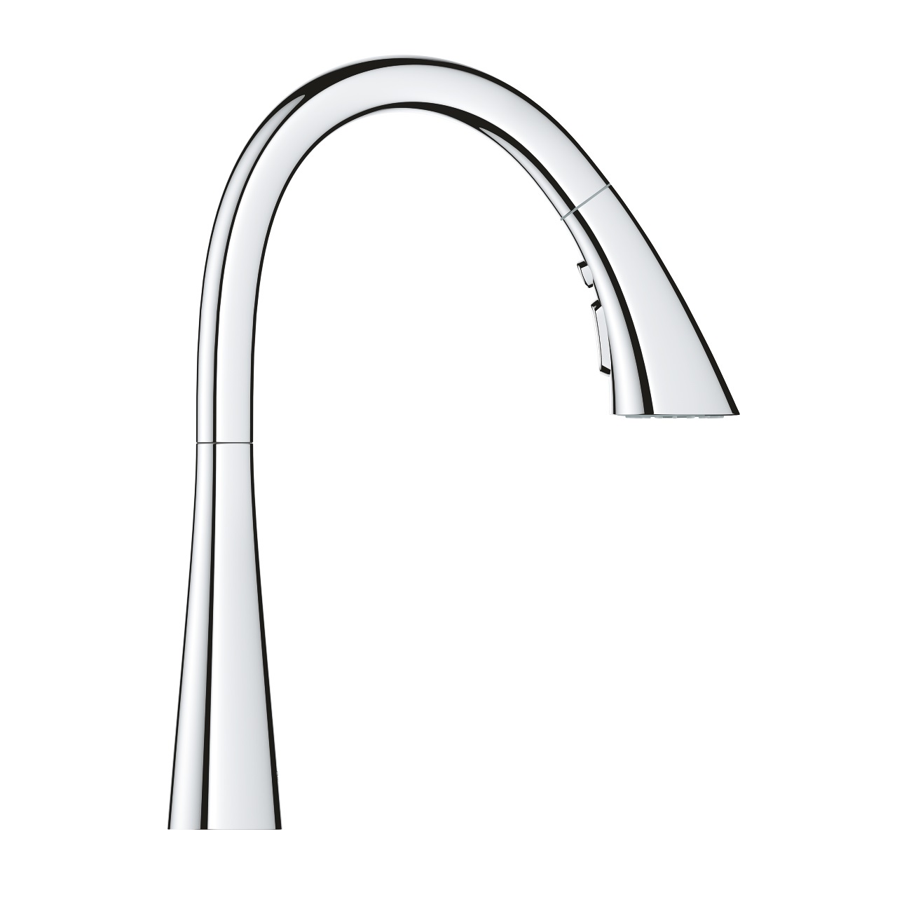 GROHE Zedra Miscelatore Monocomando per Lavello con Doccetta Estraibile, Cromo, 3 Getti, Cartuccia Ceramica 35 mm, Cod. 32294002