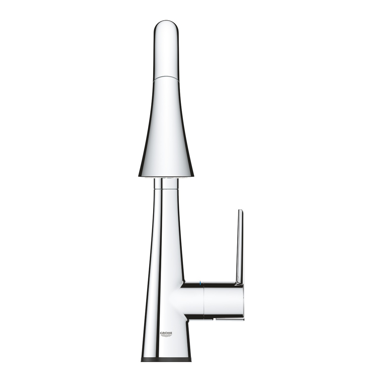 GROHE Zedra Touch Miscelatore Monocomando Elettronico per Lavello con Doccetta Estraibile e 3 Tipi di Getto - Cromo - 30219002