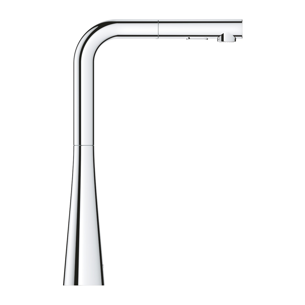 GROHE Zedra Miscelatore Monocomando da Cucina con Doccetta Estraibile, 2 Getti, Finitura Cromo - 32553002