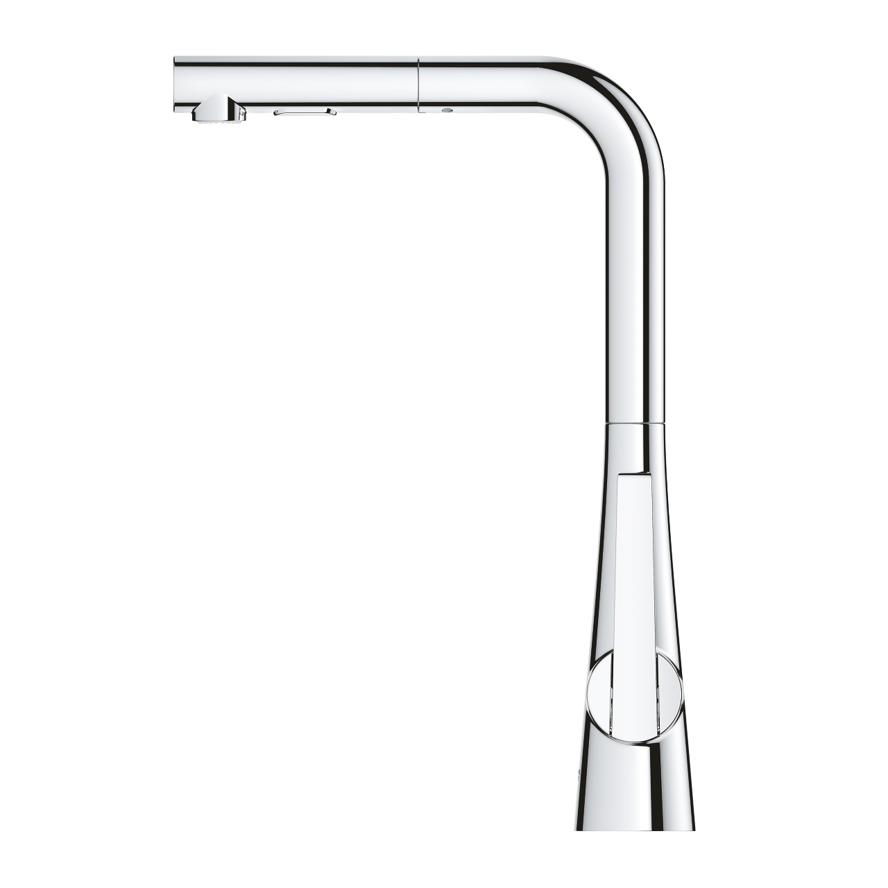 GROHE Zedra Miscelatore Monocomando da Cucina con Doccetta Estraibile, 2 Getti, Finitura Cromo - 32553002