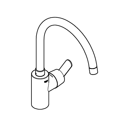 GROHE 31494001 Rubinetto da Bagno Monocomando in Cromo con Funzione EcoJoy e Ugelli Anticalcare