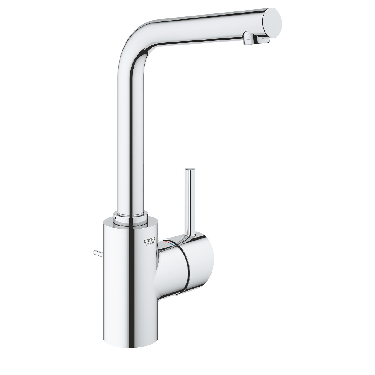 Grohe Concetto Miscelatore Lavabo Monocomando Taglia L con Bocca Girevole, Cromo