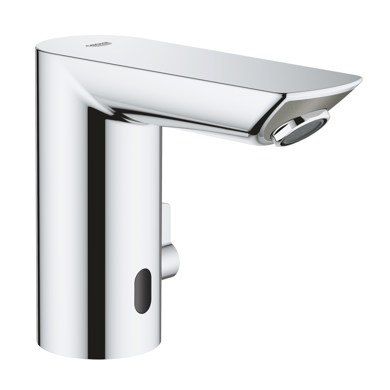GROHE Bau Cosmopolitan E - Miscelatore Lavabo Elettronico Cromo con Sensore a Infrarossi e Scarico Automatico, Codice 36453000