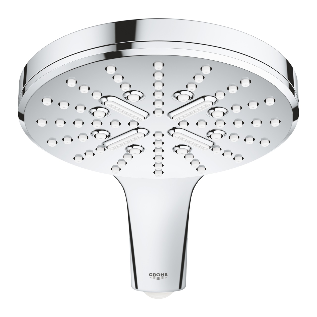 Grohe Rainshower SmartActive 130 Soffione Doccia Cromo - 3 Tipi di Getto (Rain, ActiveMassage, Jet), 130 mm, Cod. 26544000