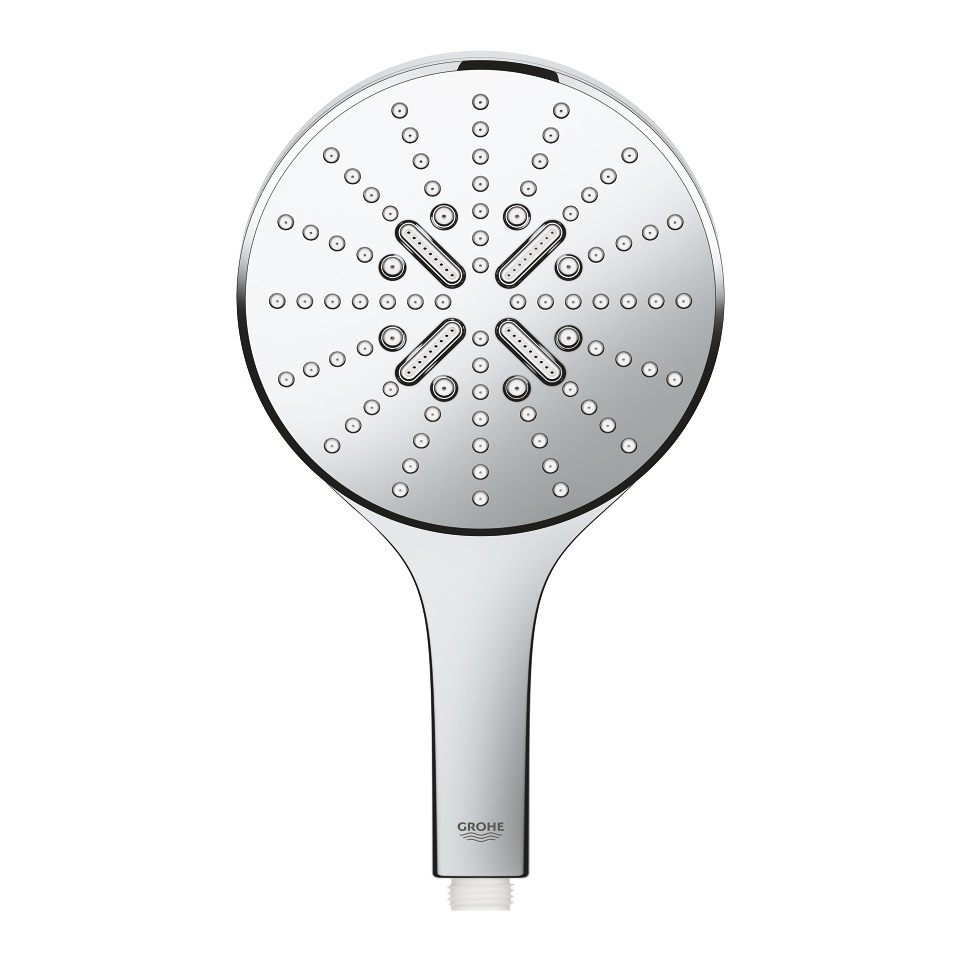 Grohe Rainshower SmartActive 26553000 - Soffione Doccia a 3 Getti in Cromo, 150 mm, Funzioni DreamSpray e ActiveMassage