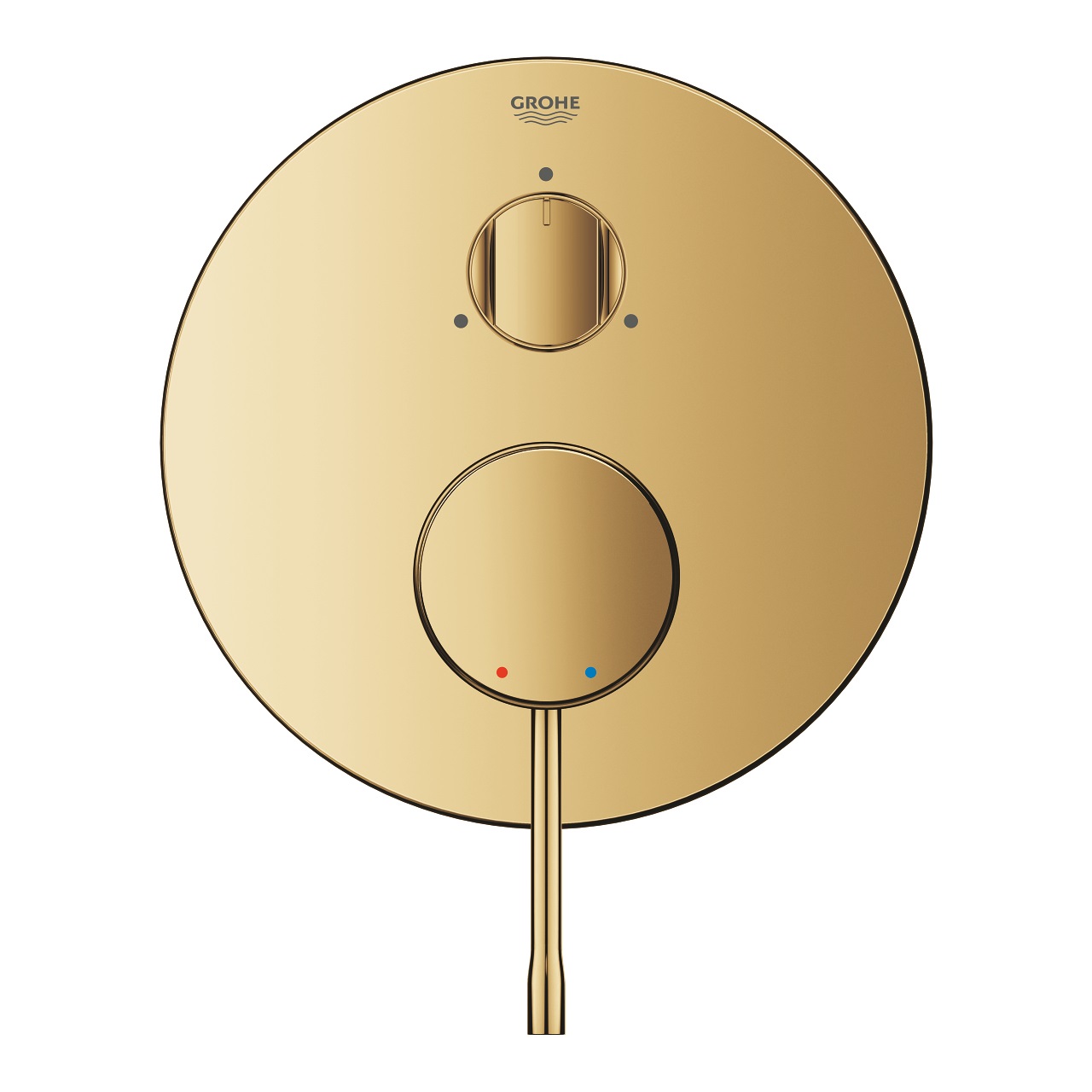 GROHE Essence Miscelatore Monocomando a 3 Vie Oro Lucido con Deviazione per Doccia e Vasca - Modello 24092GL1