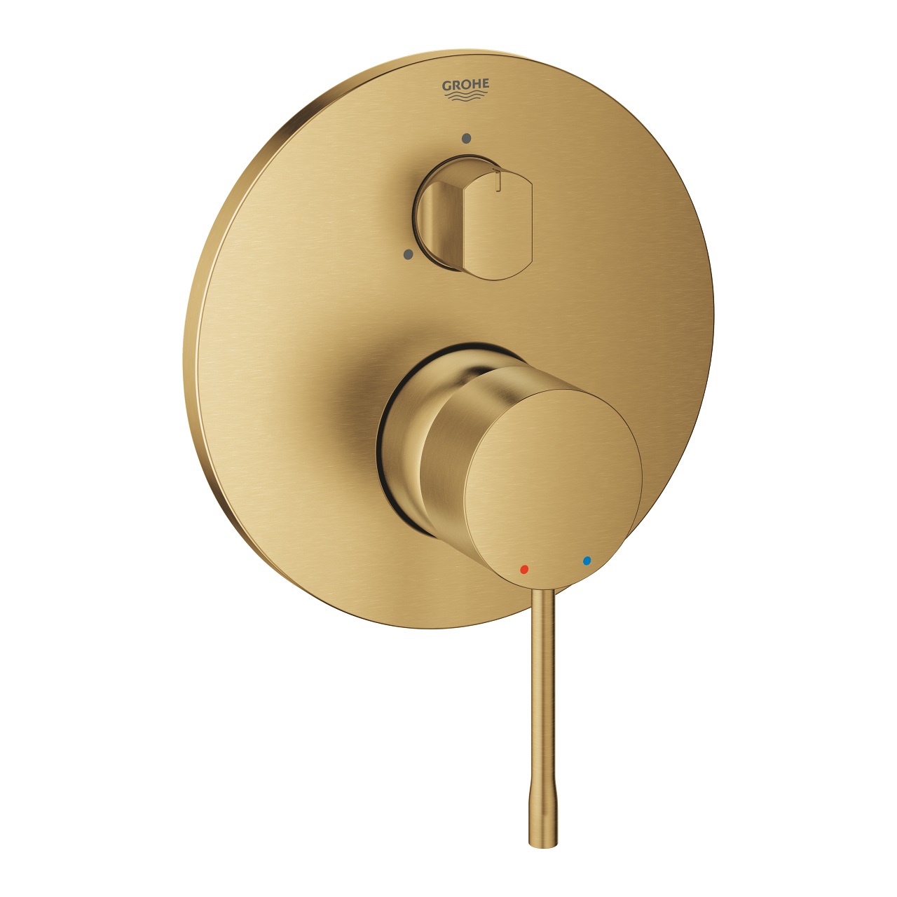 Grohe Essence Miscelatore Monocomando a 3 Vie con Deviatore per Doccia - Oro Spazzolato (24092GN1)