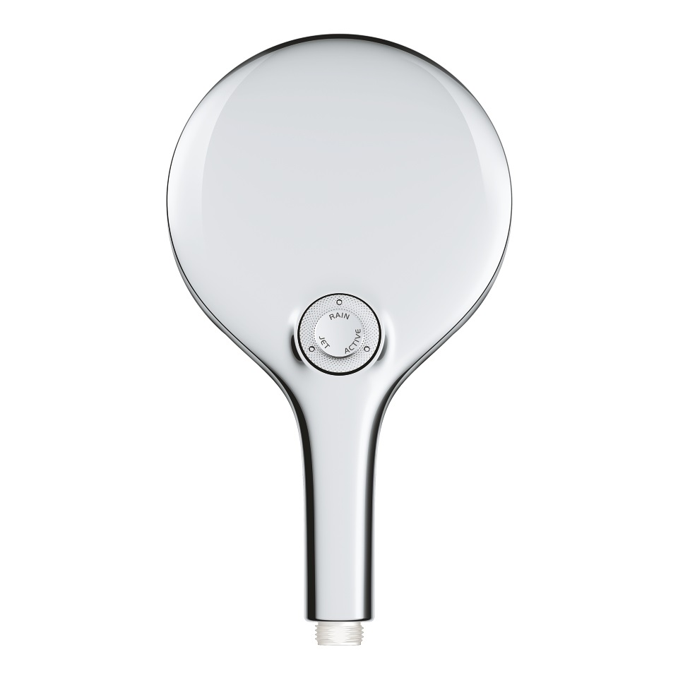 Grohe Rainshower 150 SmartActive 26590000 Soffione Doccia Cromo 150 mm - 3 Tipi di Getto, Ecojoy 9,5 l/min, DripStop