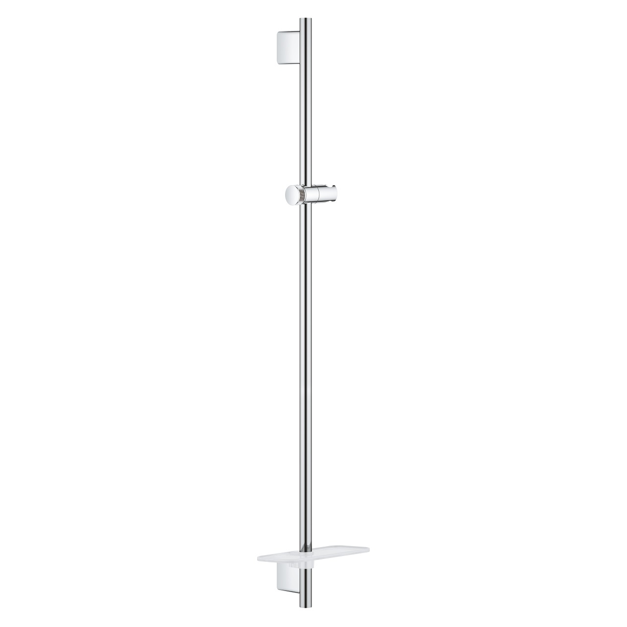 GROHE Rainshower SmartActive Asta Doccia Saliscendi 900 mm in Metallo Cromo con Mensola Portaoggetti