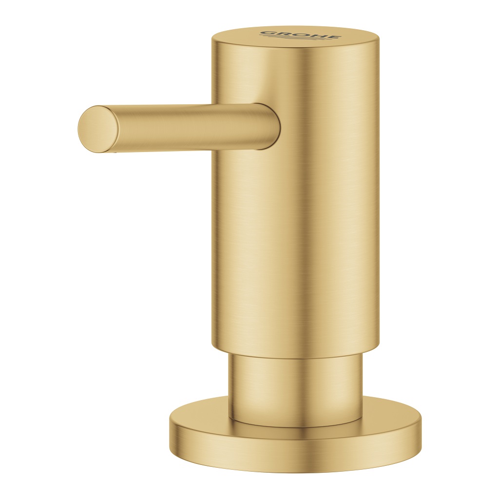 GROHE 40535GN0 Dispenser Sapone Cucina 0,5 L in Acciaio Spazzolato Oro