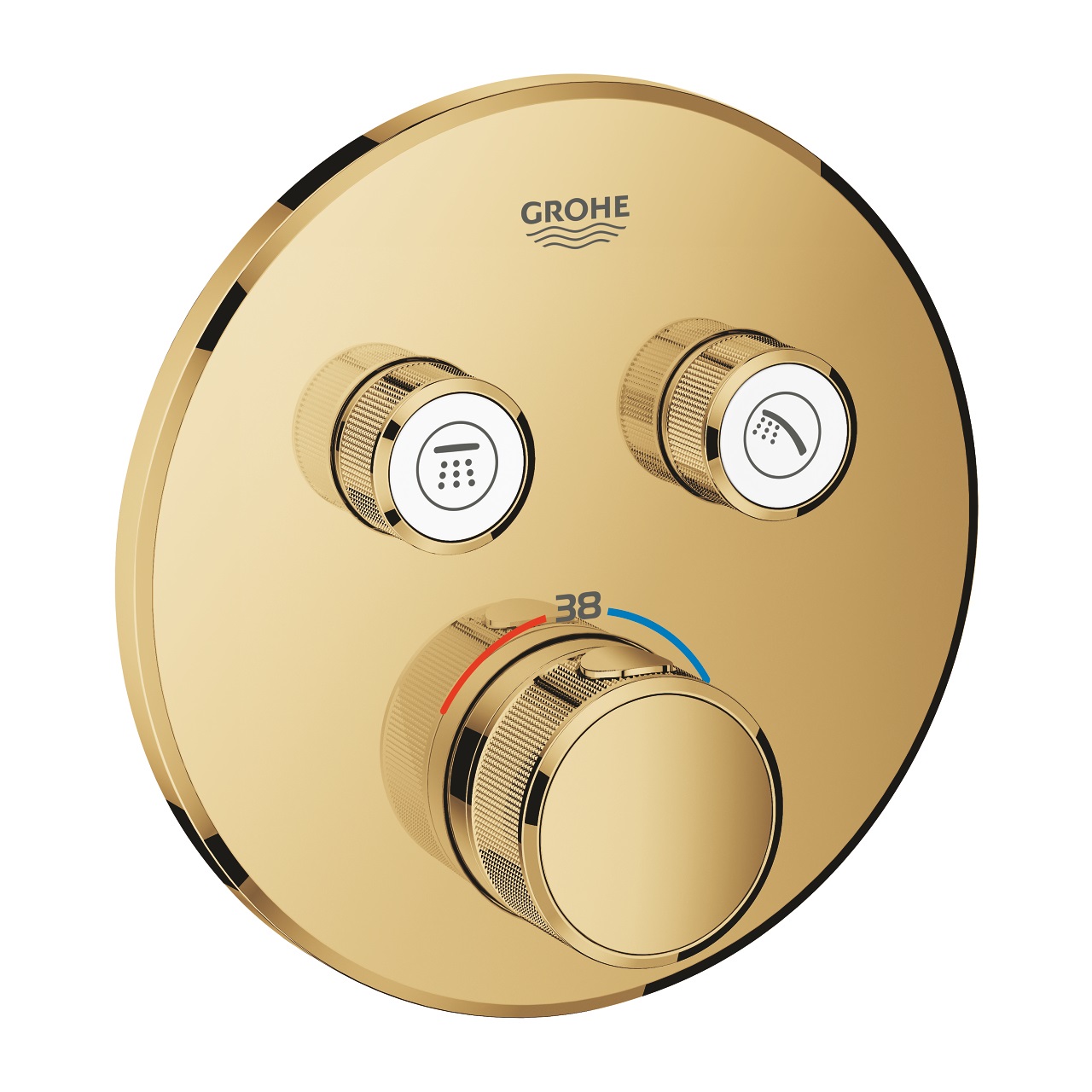 GROHE Grohtherm SmartControl Rubinetto Termostatico per Vasca e Doccia da Incasso Cool Sunrise - 29119GL0