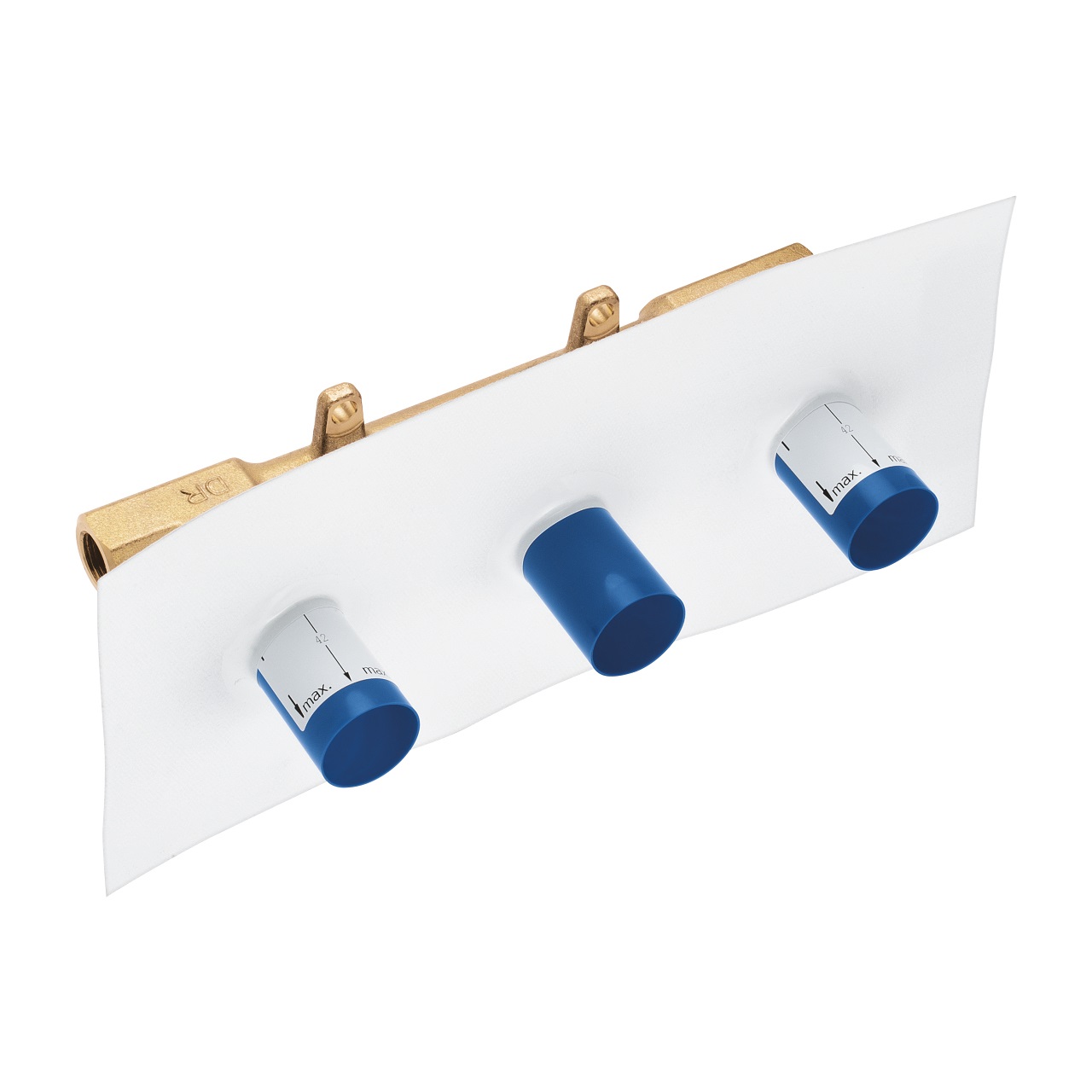 Grohe 29025002 Corpo Incasso per Rubinetto da Bagno a 3 Fori per Lavabo, Ottone Resistente alla Corrosione