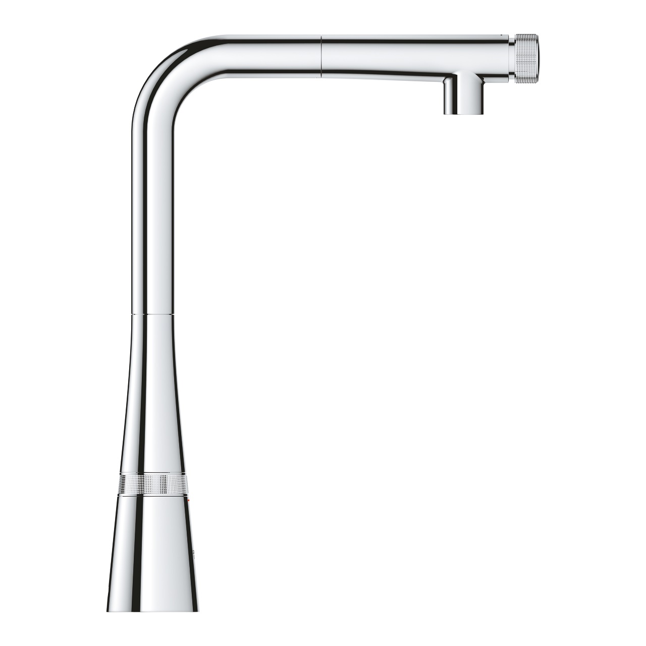 Grohe Zedra Miscelatore Monocomando Estraibile con Smart Control, Cromo, Digitale, 140°