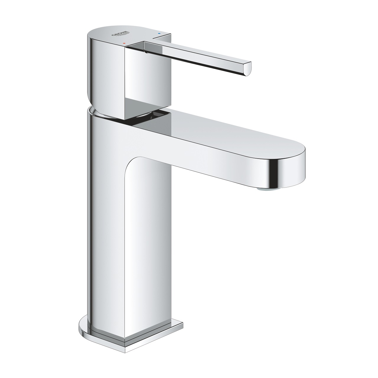 GROHE Plus Miscelatore Monocomando per Lavabo Taglia S in Cromo Lucido con Piletta Scarico Clic Clac