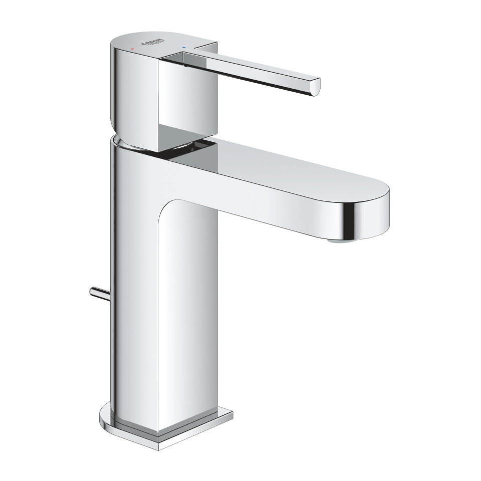 Grohe 23870003 Plus Miscelatore Monocomando S per Lavabo in Cromo con Tecnologia SilkMove e EcoJoy