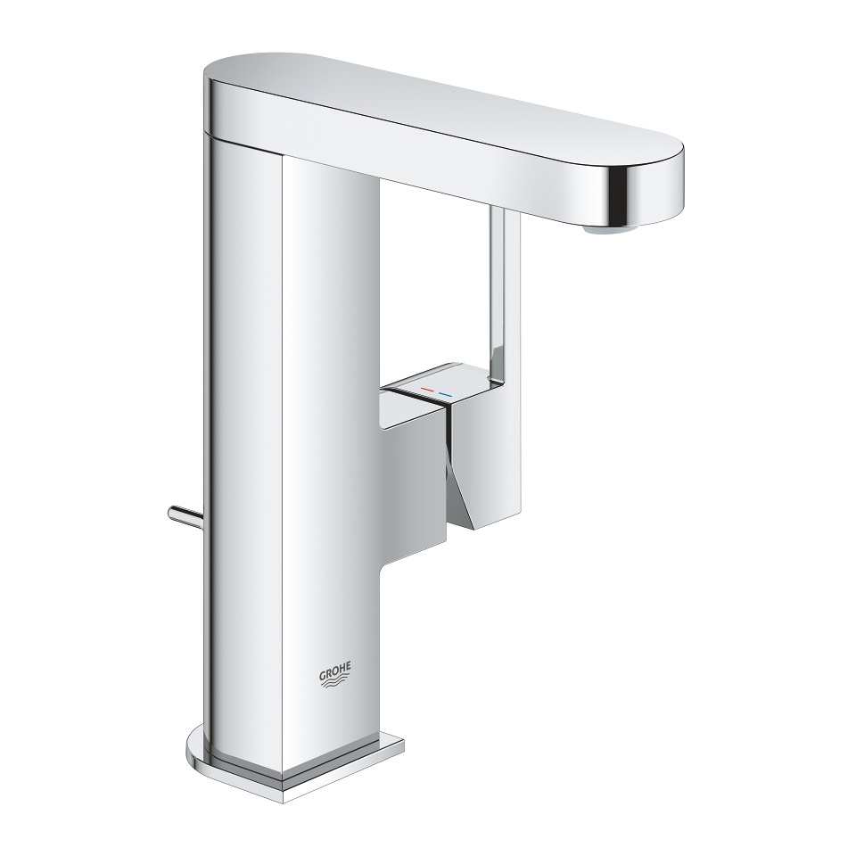 Grohe 23871003 Plus Miscelatore Monocomando per Lavabo Taglia M Cromo con Leva in Metallo e Cartuccia SilkMove