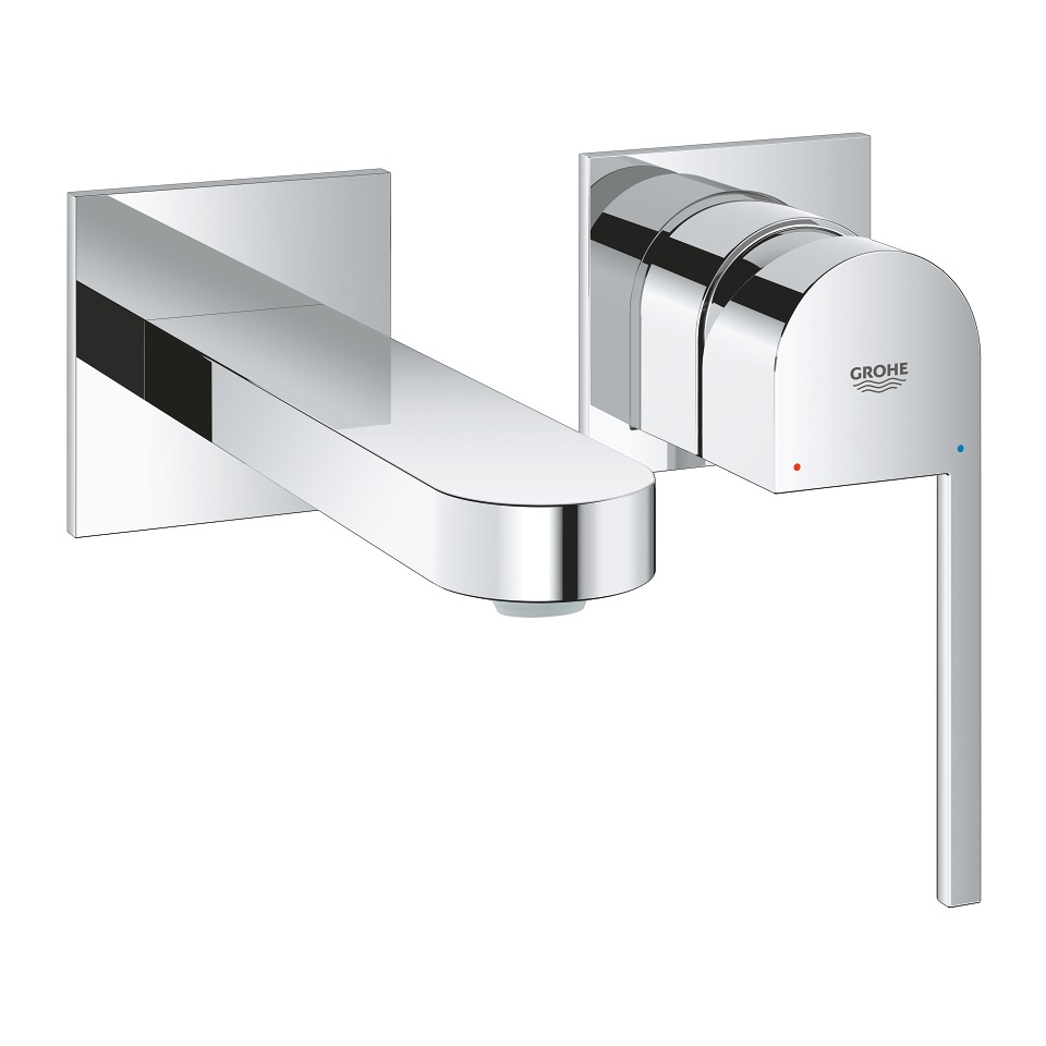 GROHE Plus Miscelatore a 2 fori Taglia S per Lavabo in Cromo con EcoJoy e Aeratore Regolabile