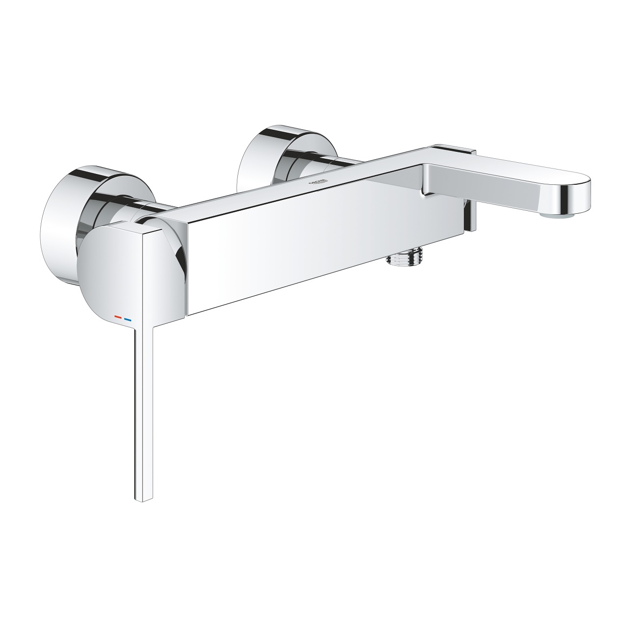 Grohe 33553003 Plus Miscelatore Monocomando per Vasca/Doccia a Parete - Cromo, con Tecnologia SilkMove e Deviazione Automatica
