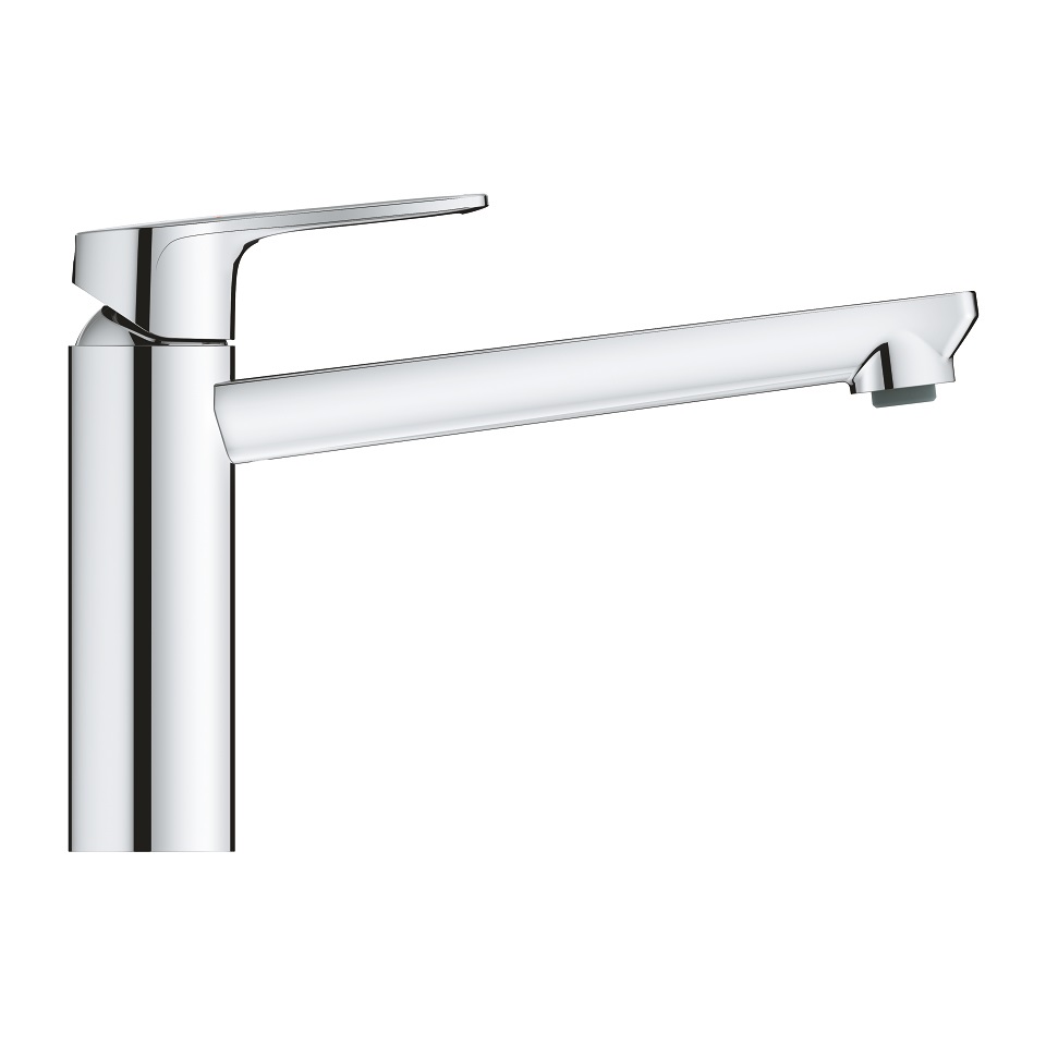 GROHE BauLoop Miscelatore per Lavello Cromo - Bocca Media Girevole, Cartuccia Ceramica Longlife, Angolo di Rotazione 140°
