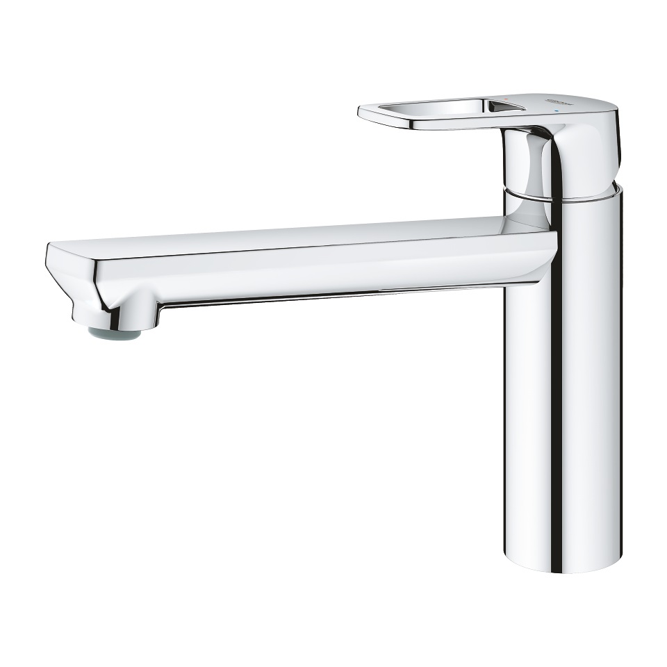 GROHE BauLoop Miscelatore per Lavello Cromo - Bocca Media Girevole, Cartuccia Ceramica Longlife, Angolo di Rotazione 140°