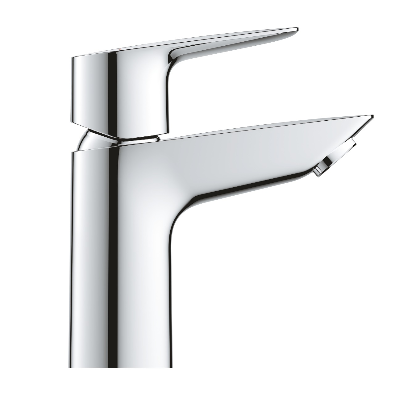 GROHE Start Edge Miscelatore Monocomando per Lavabo S, Cromo, Cartuccia Ceramica 28 mm, Risparmio Acqua, Installazione Monoforo
