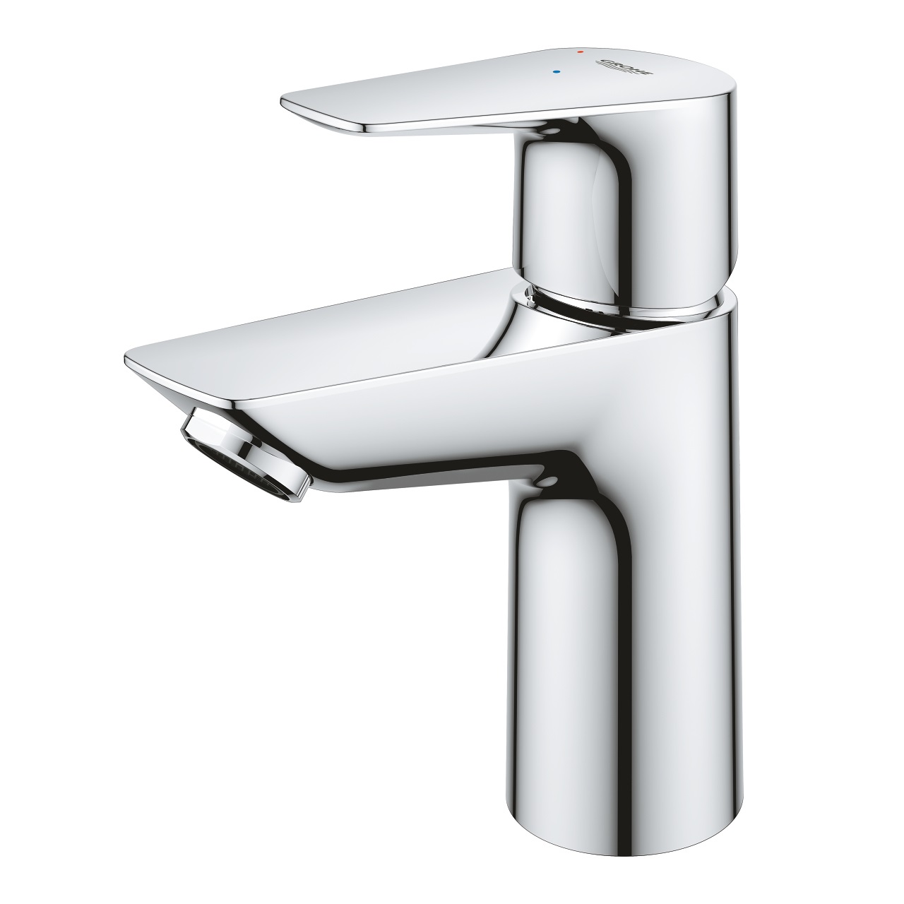 GROHE Start Edge Miscelatore Monocomando per Lavabo S, Cromo, Cartuccia Ceramica 28 mm, Risparmio Acqua, Installazione Monoforo