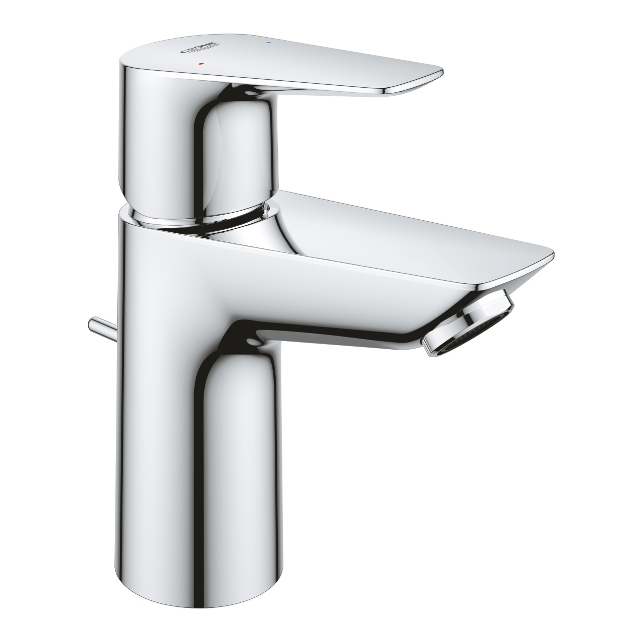 GROHE BauEdge Miscelatore Monocomando per Lavabo Taglia S Cromo con Tecnologia Water Saving