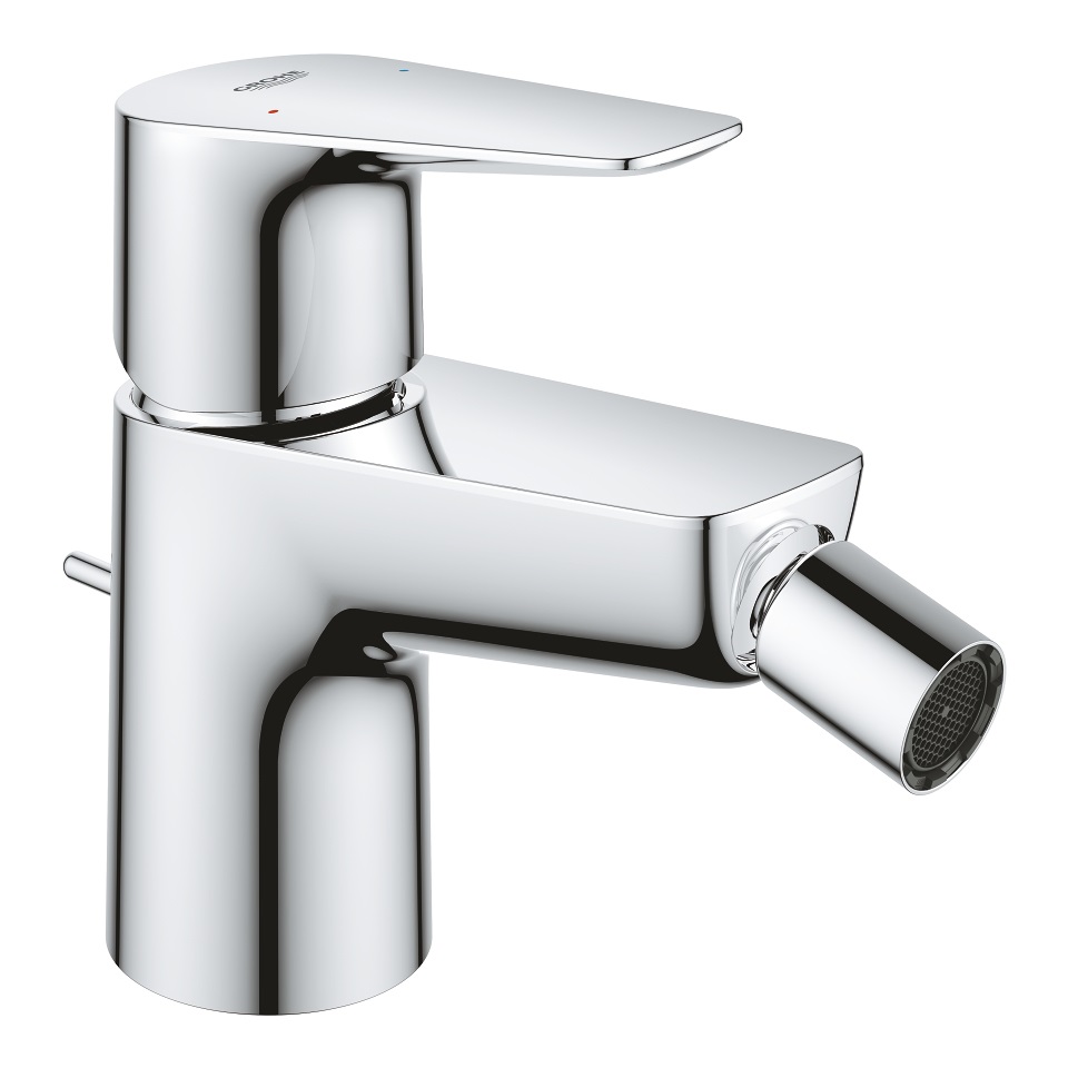 GROHE Start Edge Miscelatore Monocomando per Bidet Cromo con Scarico a Saltarello 1 1/4