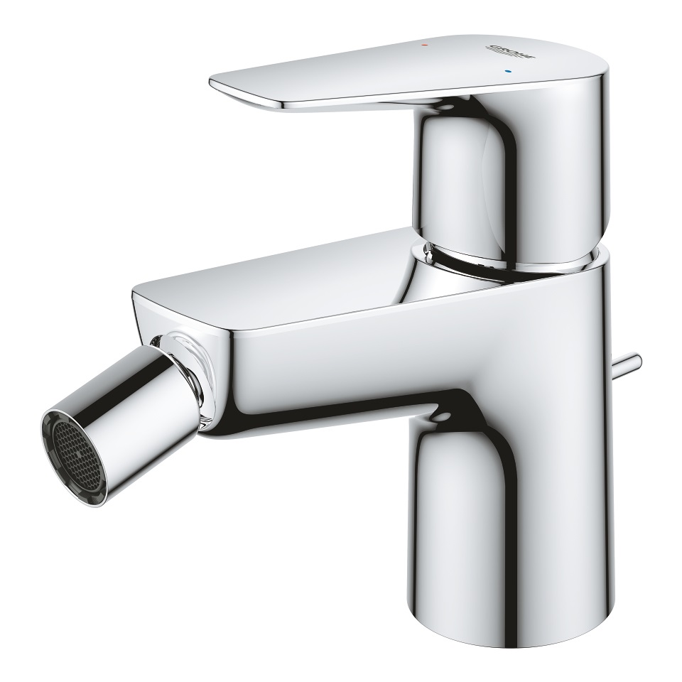 GROHE Start Edge Miscelatore Monocomando per Bidet Cromo con Scarico a Saltarello 1 1/4