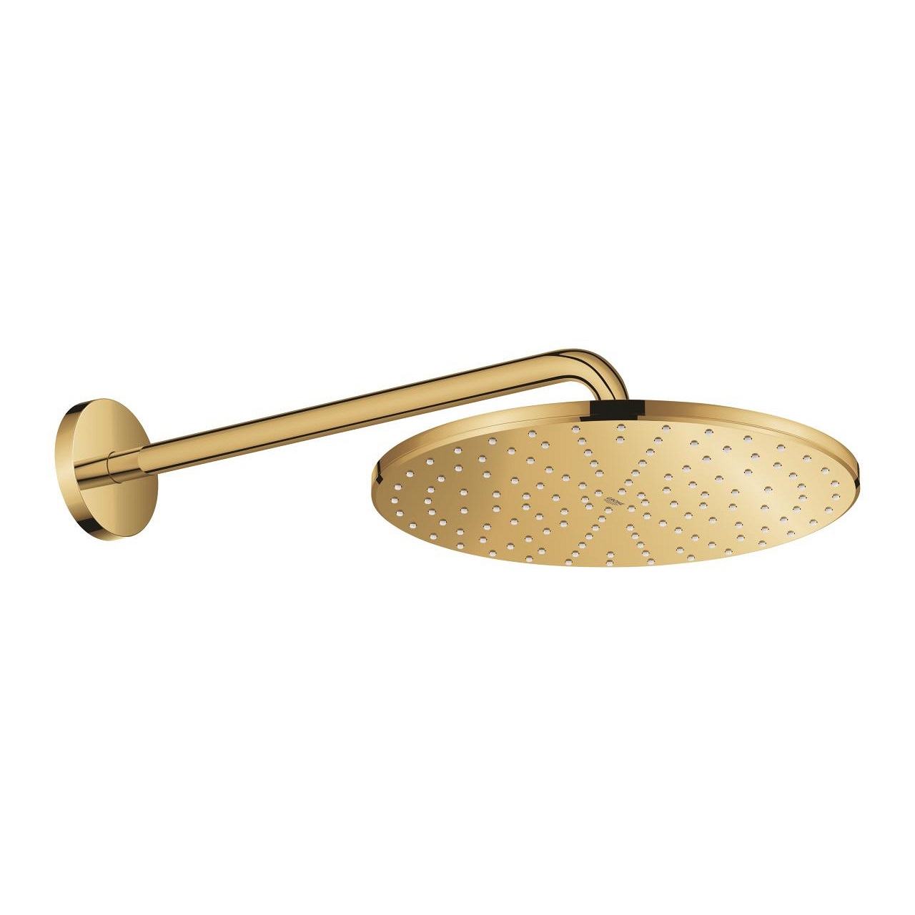 GROHE Rainshower Mono 310 Oro - Soffione Doccia 31x31 cm con Getto PureRain e Braccio da 42,2 cm