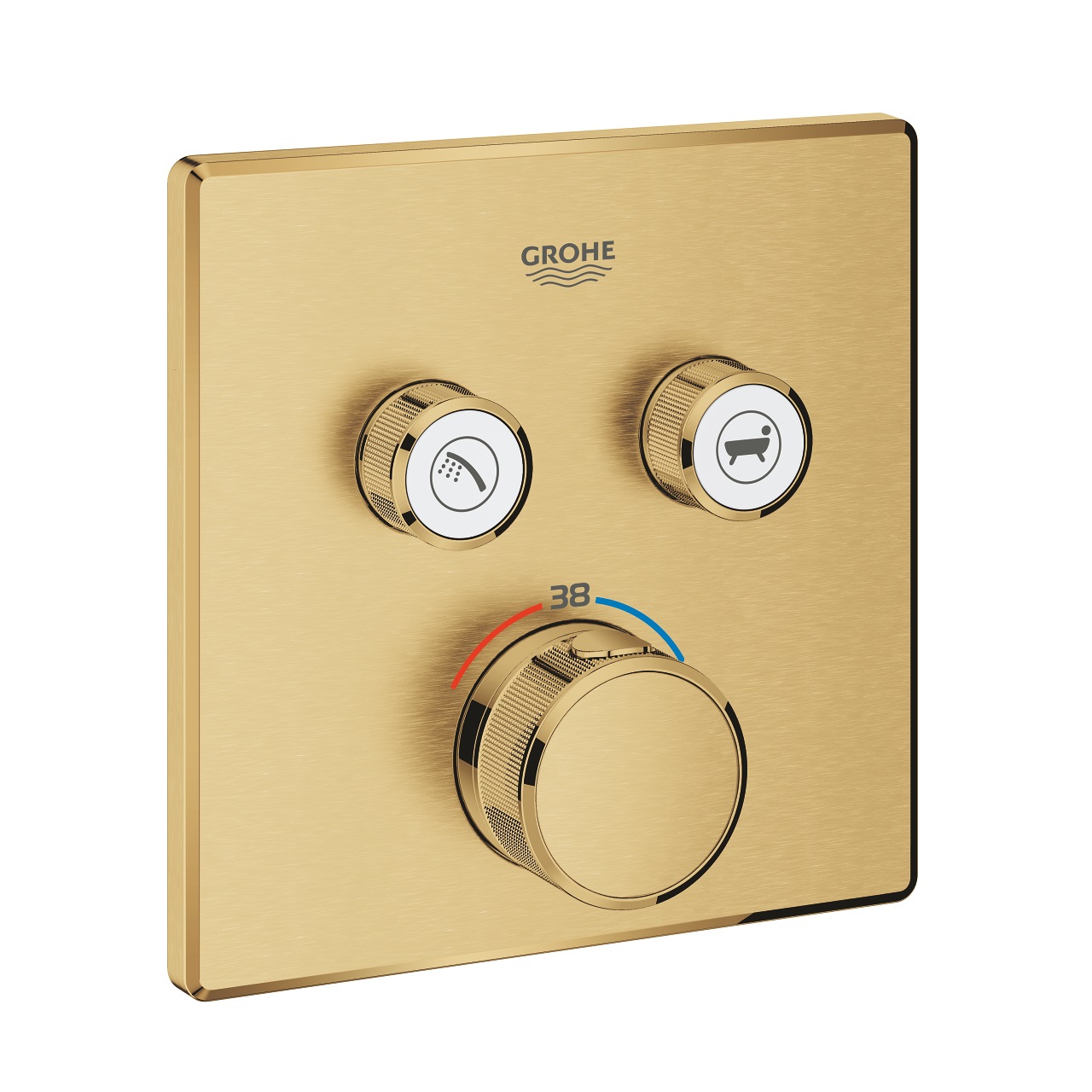GROHE Grohtherm SmartControl Miscelatore Termostatico Oro Spazzolato per Vasca e Doccia a 2 Vie - Cod. 29124GN0