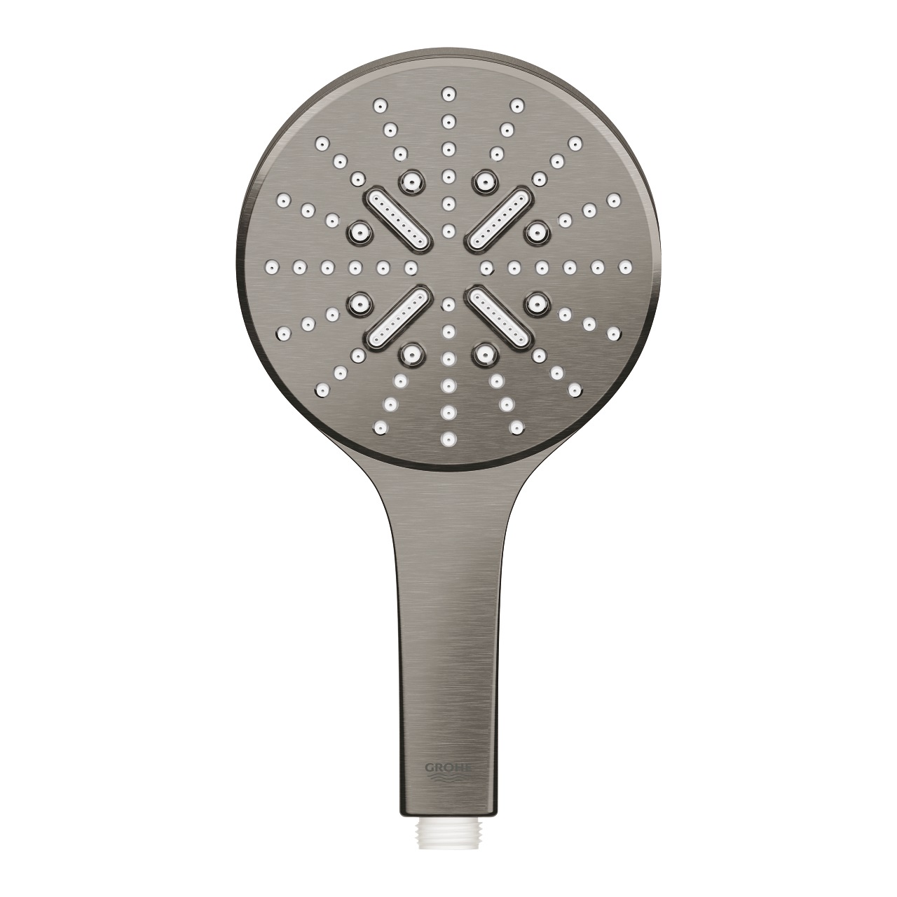 Grohe Rainshower SmartActive 130 Doccetta Grafite Spazzolato con 3 Tipi di Getto e Tecnologia EcoJoy