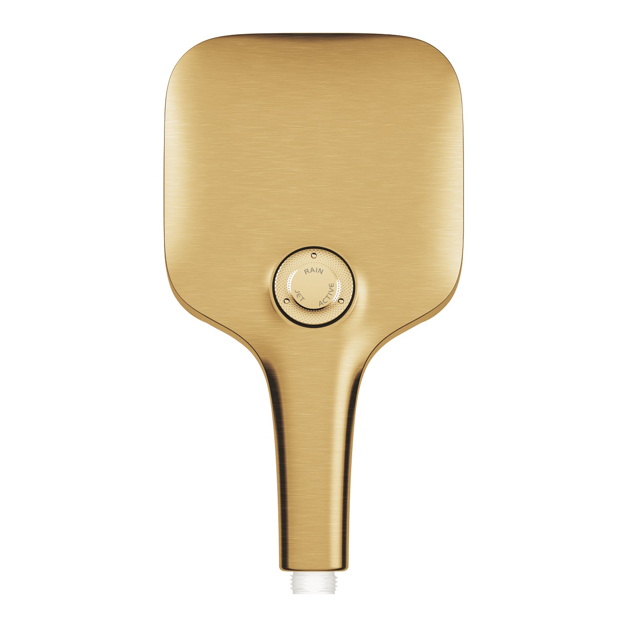 Grohe Rainshower 130 SmartActive Cube - Manopola doccia con 3 getti, finitura oro spazzolato