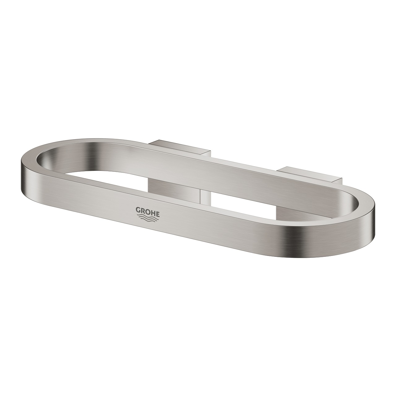 GROHE Selection Portasciugamani ad Anello 41035DC0 in Supersteel con Fissaggio a Parete a Scomparsa
