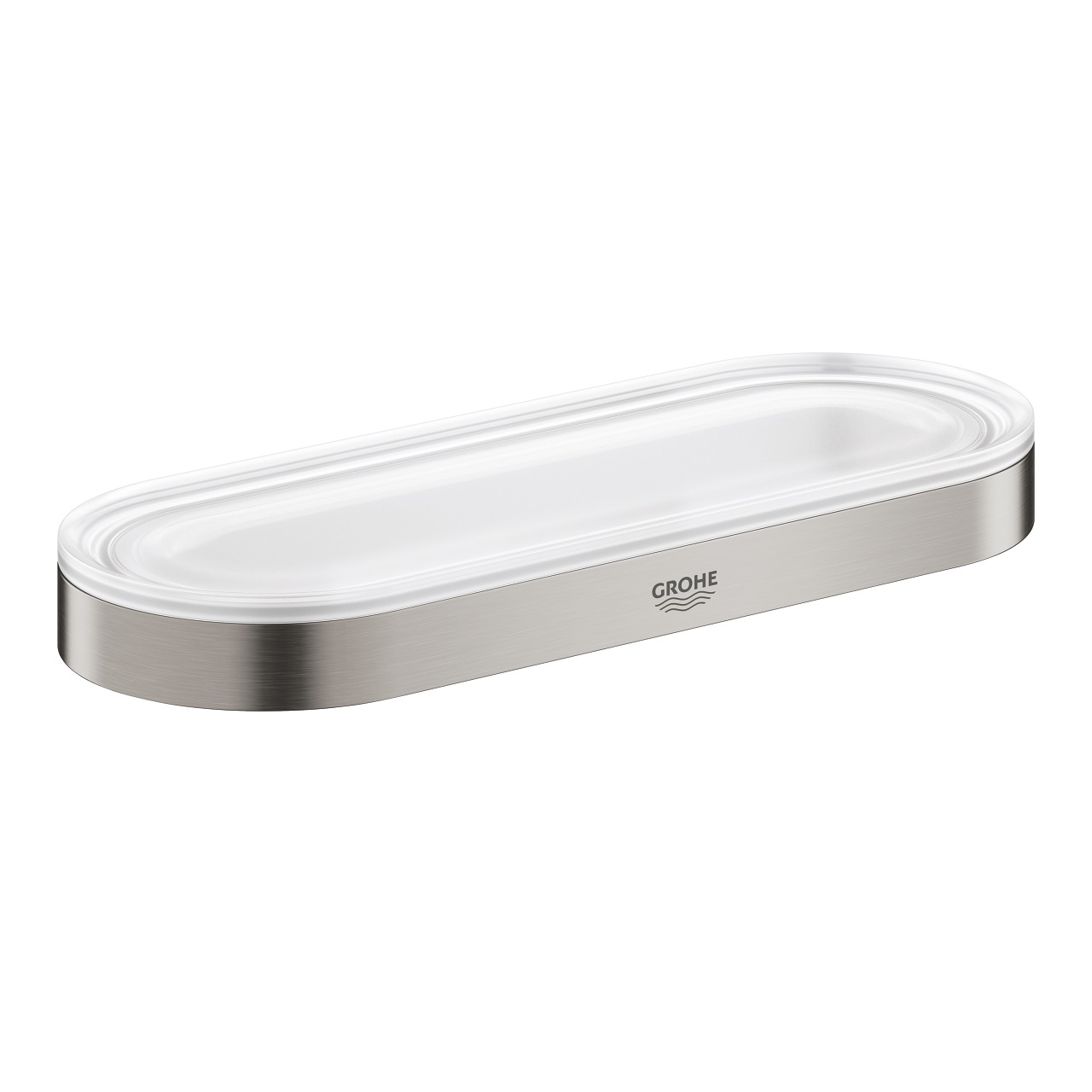 GROHE Selection Portasciugamani ad Anello 41035DC0 in Supersteel con Fissaggio a Parete a Scomparsa