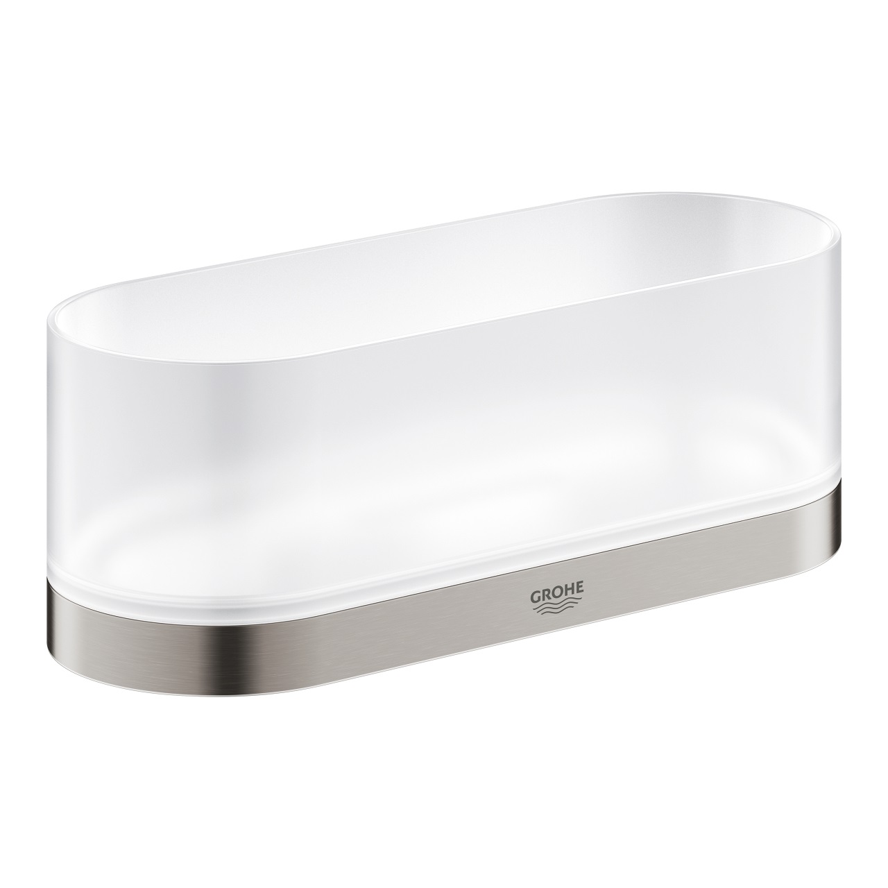 GROHE Selection Portasciugamani ad Anello 41035DC0 in Supersteel con Fissaggio a Parete a Scomparsa