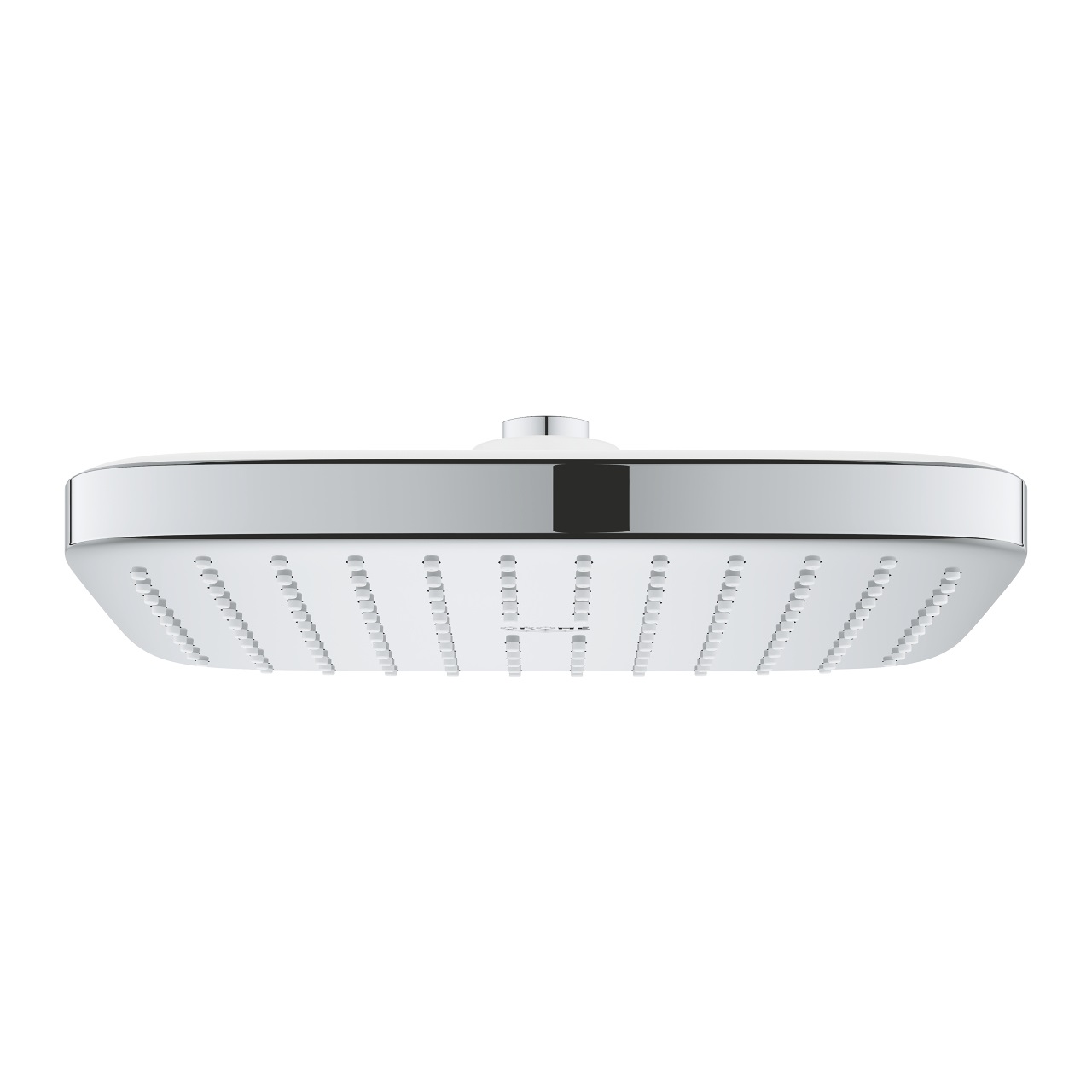 Grohe Vitalio Comfort 250 Soffione Doccia Cromo - 1 Getto Rain, 250x250 mm, Raccordo Orientabile, Tecnologia EcoJoy